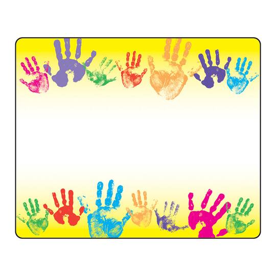 Trend Enterprises® Rainbow Handprints Terrific Labels™, 6 Packs of 36